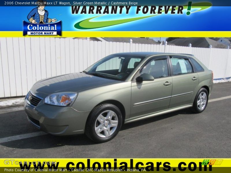 Silver Green Metallic / Cashmere Beige 2006 Chevrolet Malibu Maxx LT Wagon