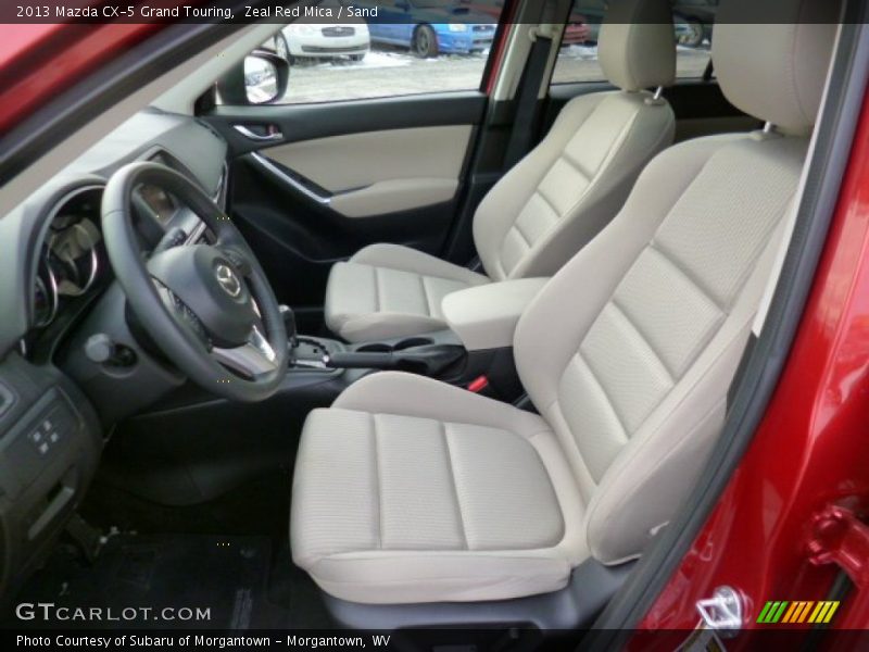 Front Seat of 2013 CX-5 Grand Touring