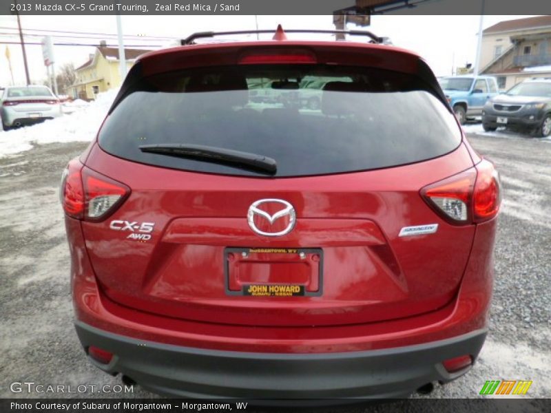 Zeal Red Mica / Sand 2013 Mazda CX-5 Grand Touring