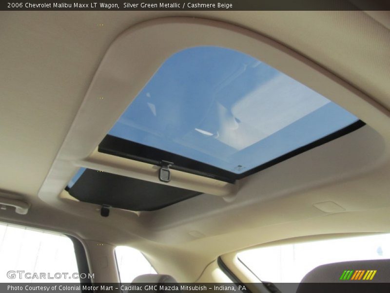 Sunroof of 2006 Malibu Maxx LT Wagon