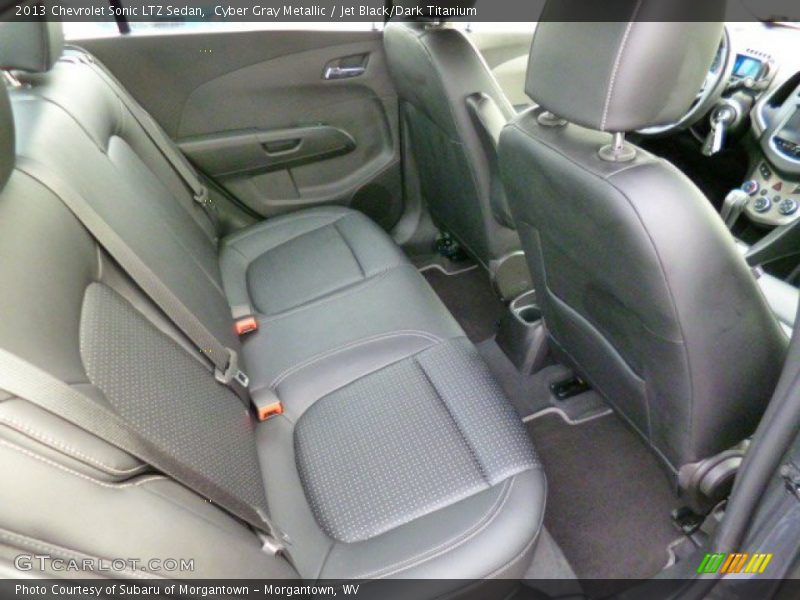 Cyber Gray Metallic / Jet Black/Dark Titanium 2013 Chevrolet Sonic LTZ Sedan
