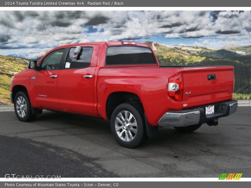 Radiant Red / Black 2014 Toyota Tundra Limited Crewmax 4x4