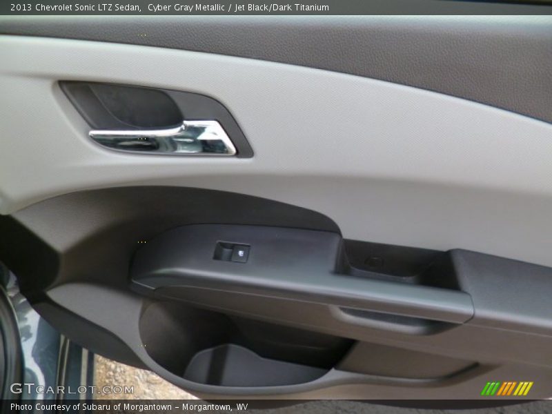 Cyber Gray Metallic / Jet Black/Dark Titanium 2013 Chevrolet Sonic LTZ Sedan