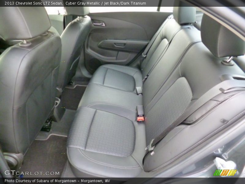 Cyber Gray Metallic / Jet Black/Dark Titanium 2013 Chevrolet Sonic LTZ Sedan