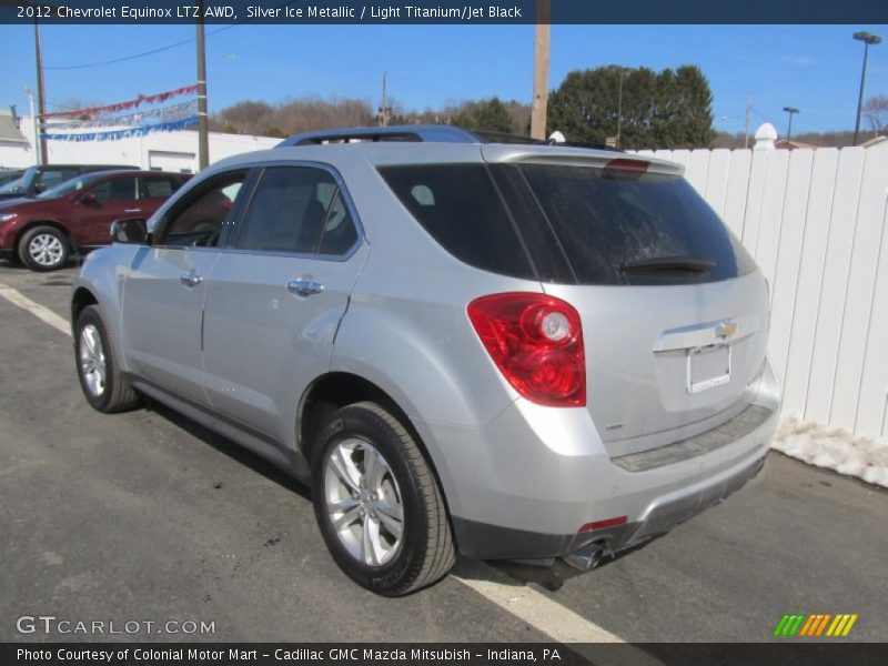 Silver Ice Metallic / Light Titanium/Jet Black 2012 Chevrolet Equinox LTZ AWD