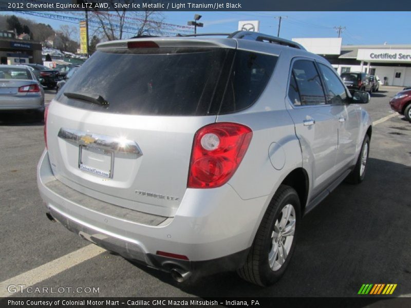 Silver Ice Metallic / Light Titanium/Jet Black 2012 Chevrolet Equinox LTZ AWD