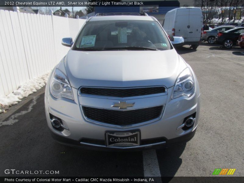 Silver Ice Metallic / Light Titanium/Jet Black 2012 Chevrolet Equinox LTZ AWD