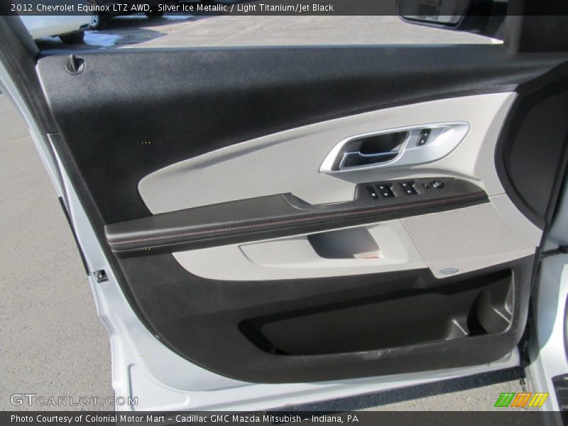 Silver Ice Metallic / Light Titanium/Jet Black 2012 Chevrolet Equinox LTZ AWD