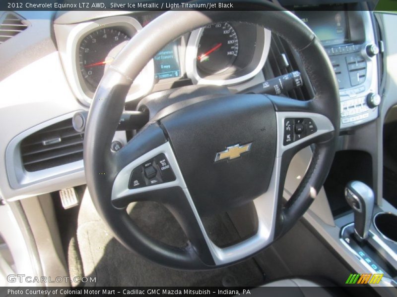 Silver Ice Metallic / Light Titanium/Jet Black 2012 Chevrolet Equinox LTZ AWD