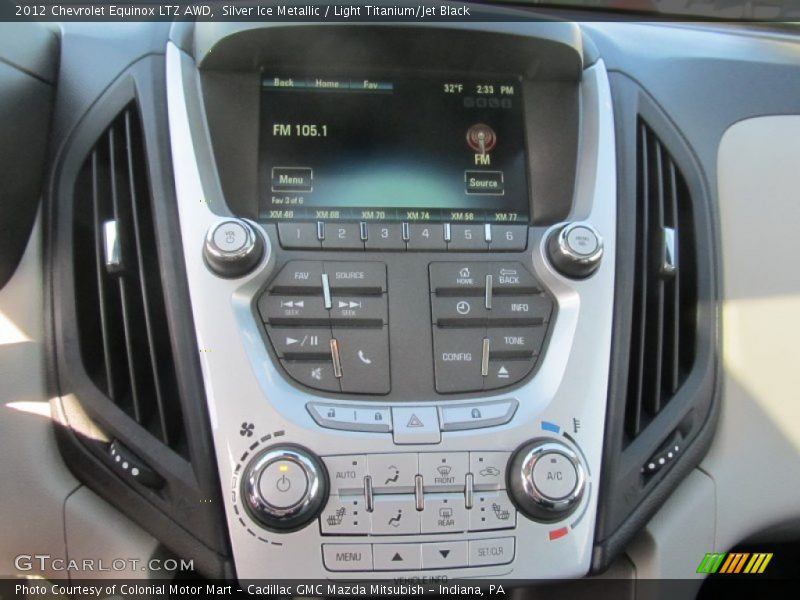 Silver Ice Metallic / Light Titanium/Jet Black 2012 Chevrolet Equinox LTZ AWD