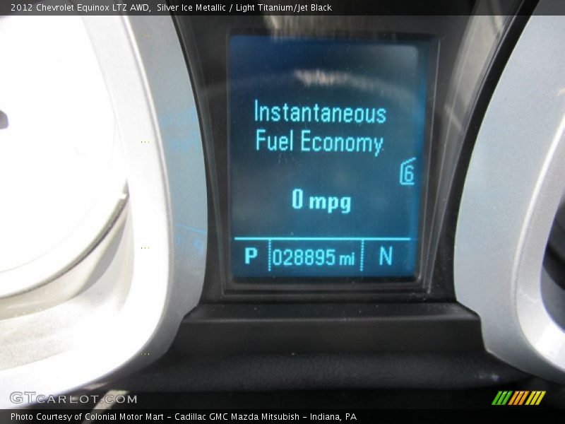 Silver Ice Metallic / Light Titanium/Jet Black 2012 Chevrolet Equinox LTZ AWD