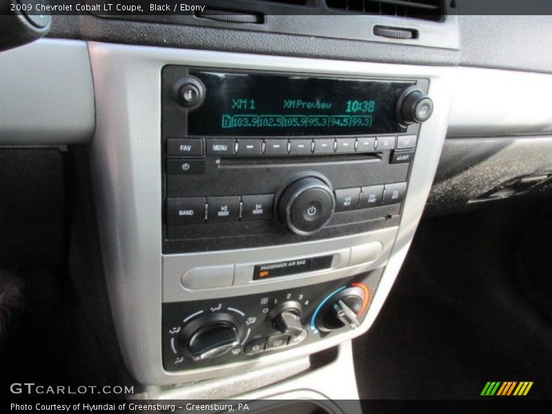 Black / Ebony 2009 Chevrolet Cobalt LT Coupe