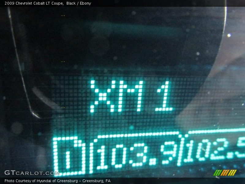 Black / Ebony 2009 Chevrolet Cobalt LT Coupe