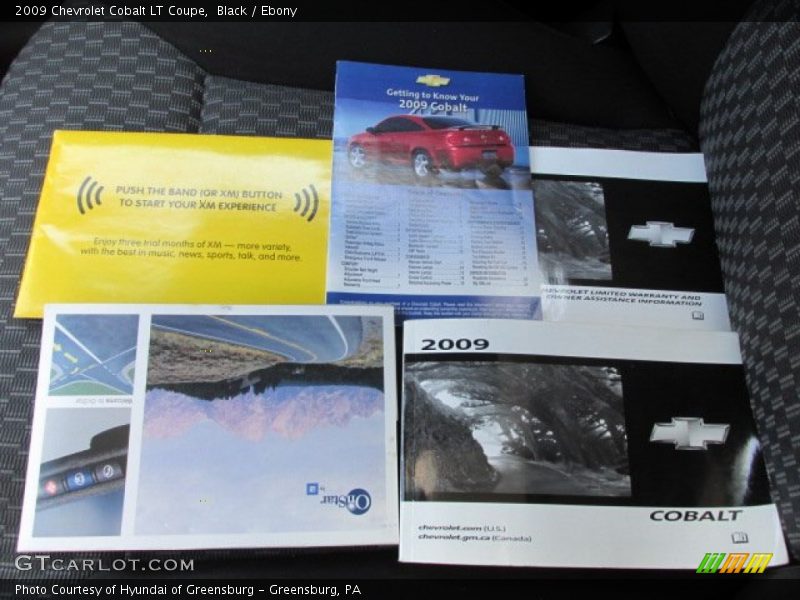 Black / Ebony 2009 Chevrolet Cobalt LT Coupe