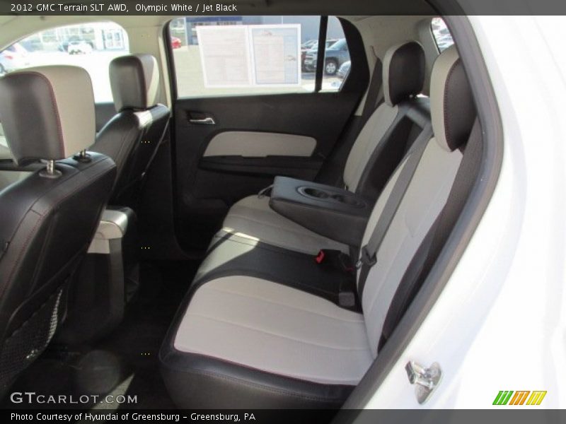 Olympic White / Jet Black 2012 GMC Terrain SLT AWD