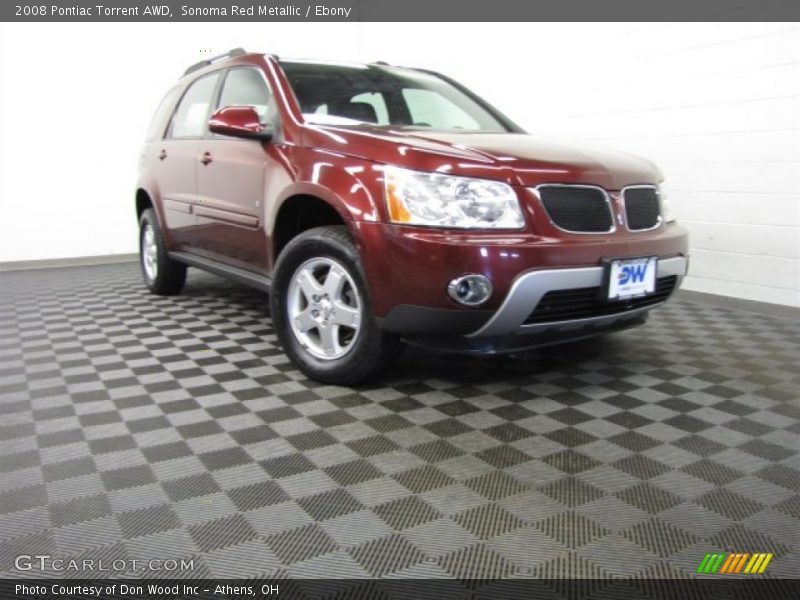Sonoma Red Metallic / Ebony 2008 Pontiac Torrent AWD