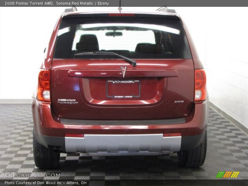 Sonoma Red Metallic / Ebony 2008 Pontiac Torrent AWD