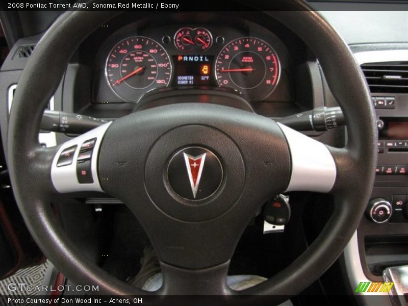 Sonoma Red Metallic / Ebony 2008 Pontiac Torrent AWD