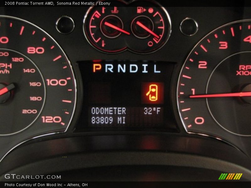 Sonoma Red Metallic / Ebony 2008 Pontiac Torrent AWD