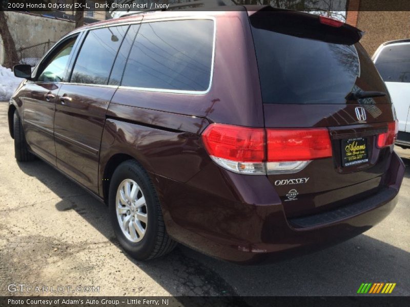 Dark Cherry Pearl / Ivory 2009 Honda Odyssey EX-L
