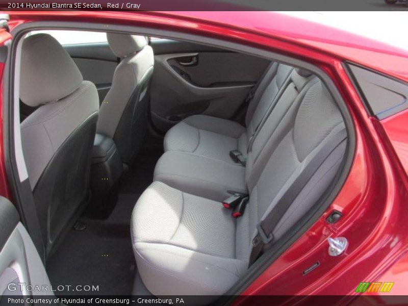 Red / Gray 2014 Hyundai Elantra SE Sedan