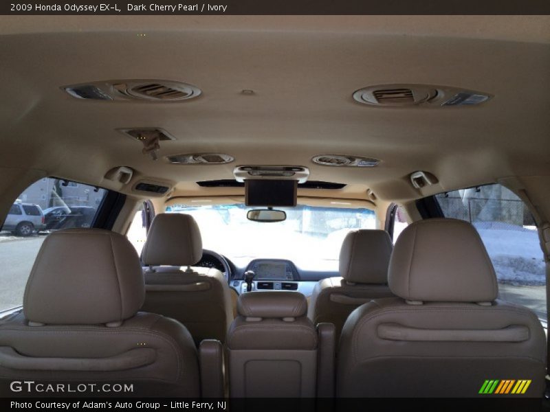 Dark Cherry Pearl / Ivory 2009 Honda Odyssey EX-L