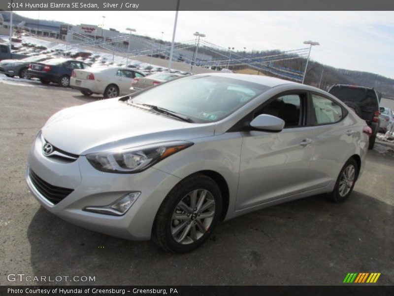 Silver / Gray 2014 Hyundai Elantra SE Sedan
