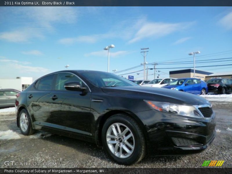 Ebony Black / Black 2011 Kia Optima LX