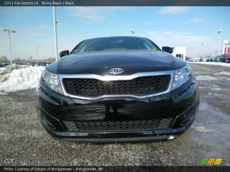 Ebony Black / Black 2011 Kia Optima LX