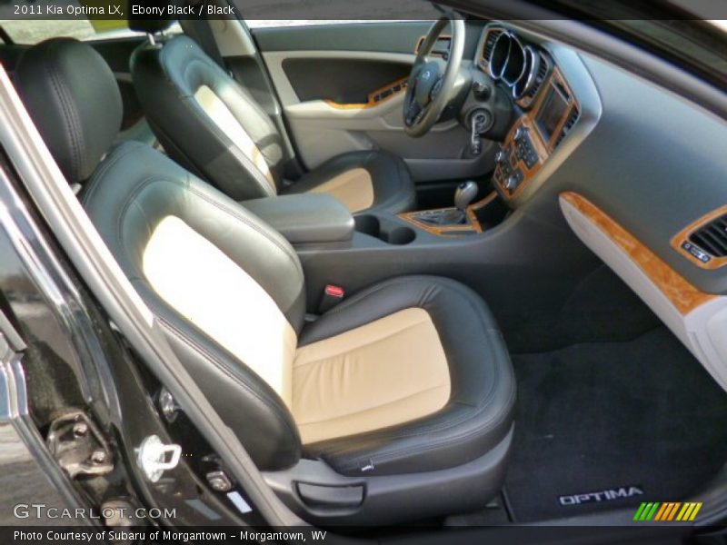 Ebony Black / Black 2011 Kia Optima LX