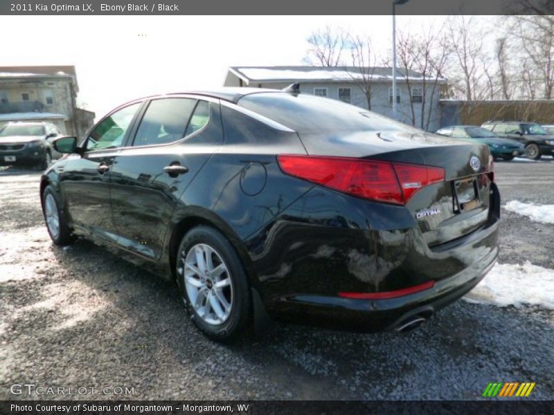Ebony Black / Black 2011 Kia Optima LX