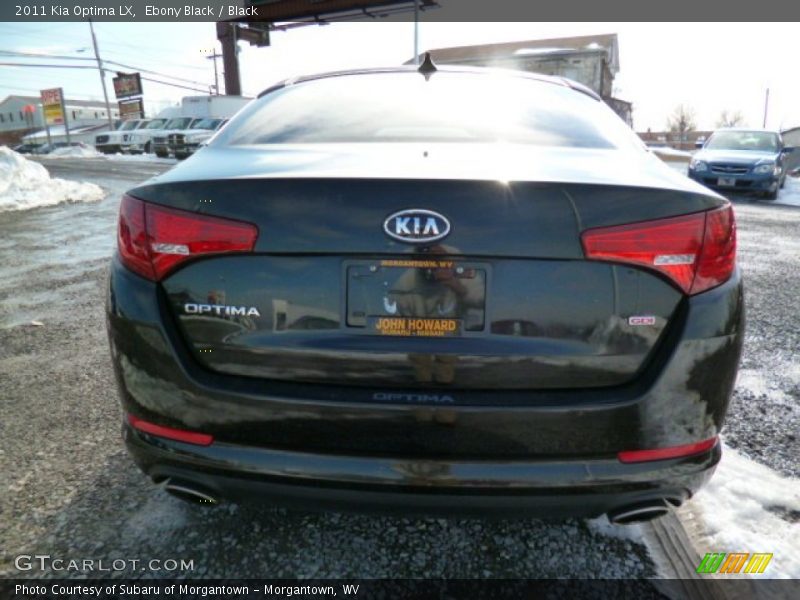 Ebony Black / Black 2011 Kia Optima LX