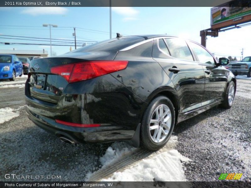 Ebony Black / Black 2011 Kia Optima LX