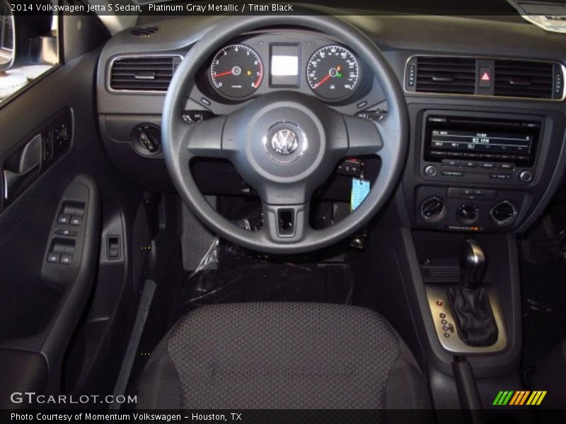 Platinum Gray Metallic / Titan Black 2014 Volkswagen Jetta S Sedan