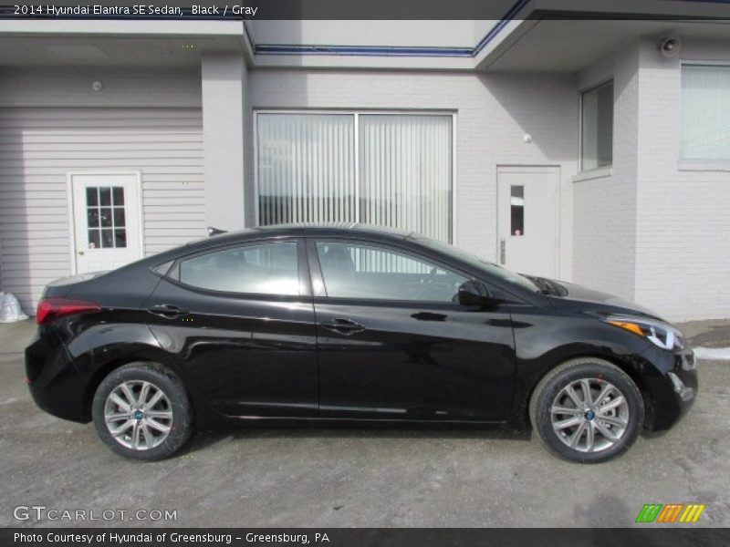 Black / Gray 2014 Hyundai Elantra SE Sedan