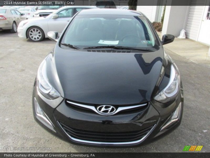 Black / Gray 2014 Hyundai Elantra SE Sedan