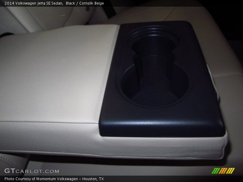Black / Cornsilk Beige 2014 Volkswagen Jetta SE Sedan