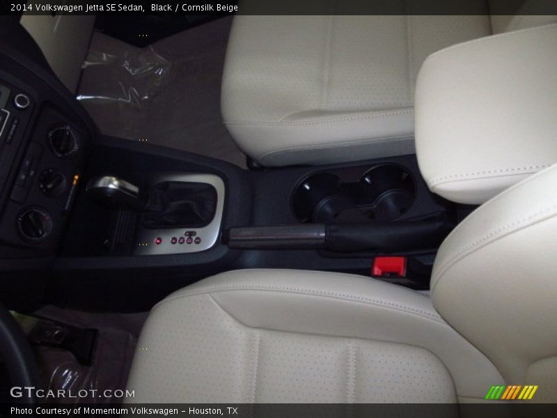 Black / Cornsilk Beige 2014 Volkswagen Jetta SE Sedan