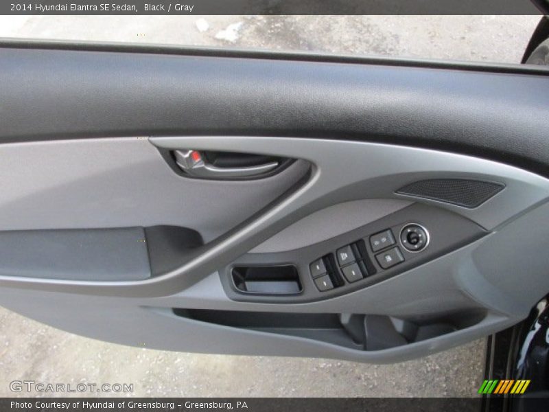 Black / Gray 2014 Hyundai Elantra SE Sedan