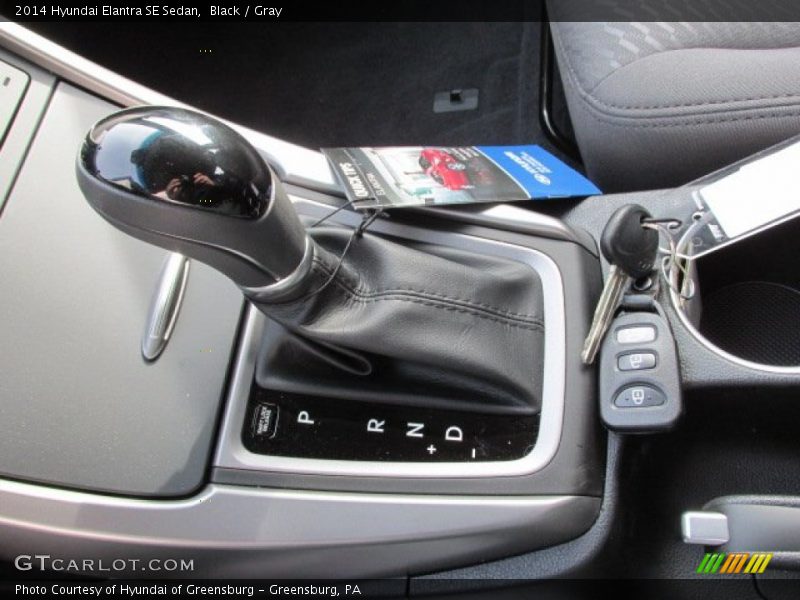 Black / Gray 2014 Hyundai Elantra SE Sedan
