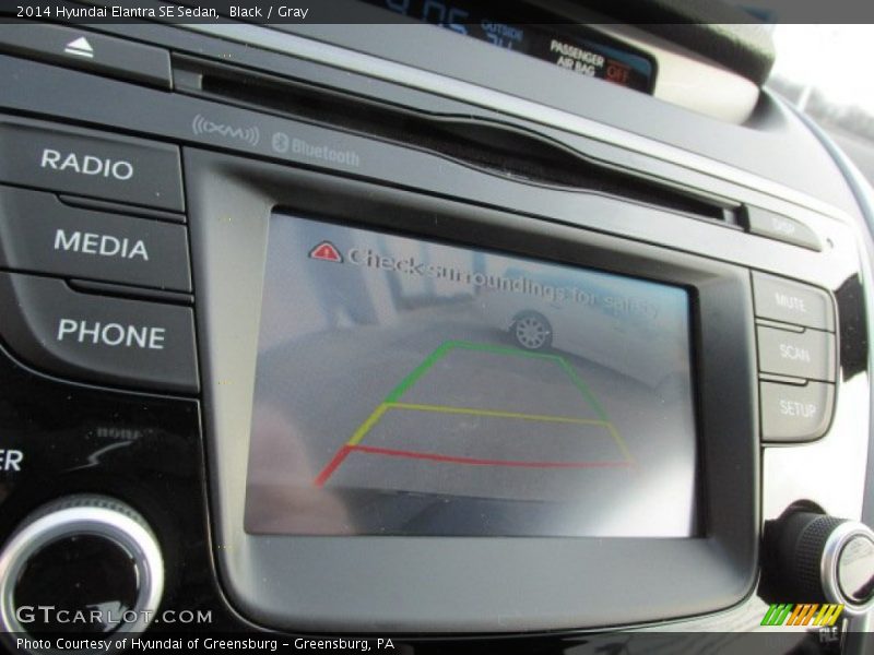 Black / Gray 2014 Hyundai Elantra SE Sedan