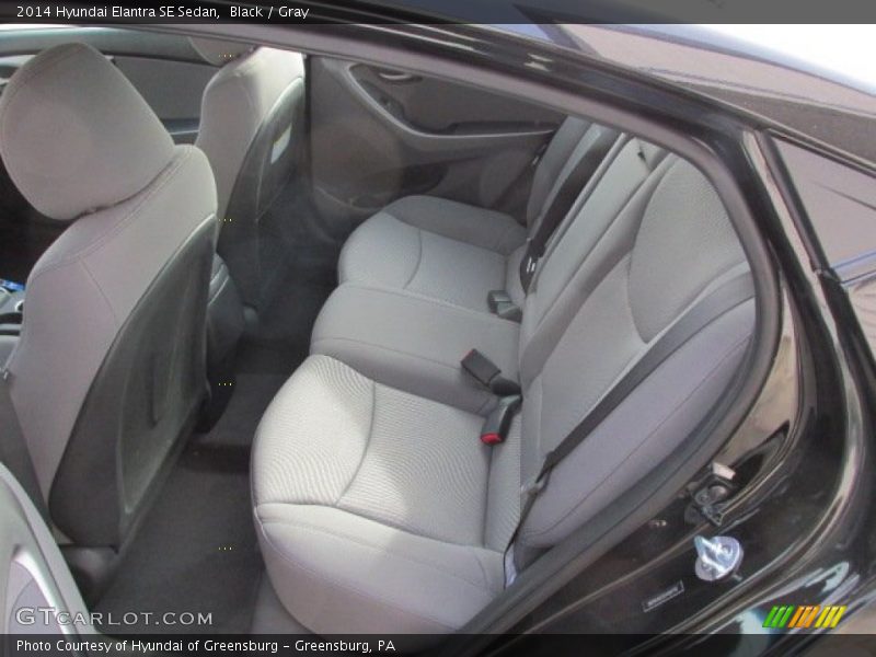 Black / Gray 2014 Hyundai Elantra SE Sedan