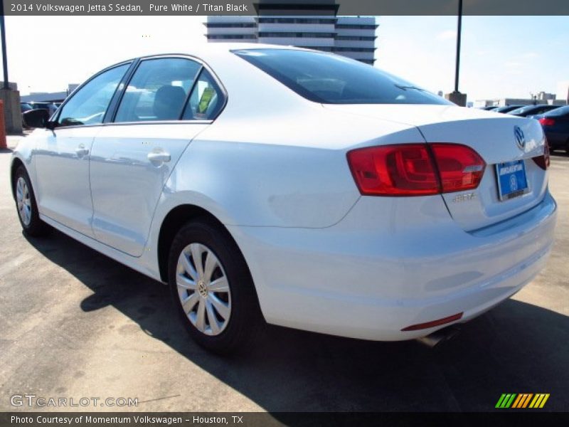 Pure White / Titan Black 2014 Volkswagen Jetta S Sedan