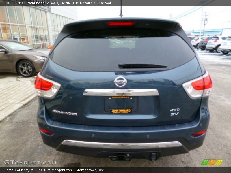Arctic Blue Metallic / Charcoal 2014 Nissan Pathfinder SV AWD