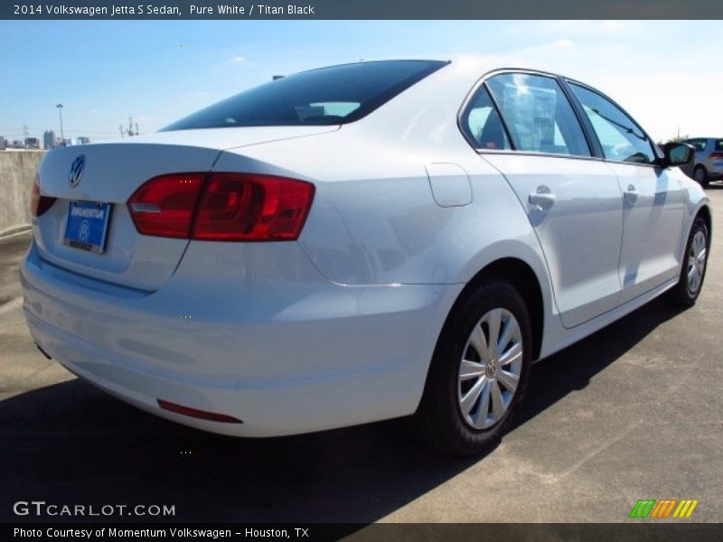 Pure White / Titan Black 2014 Volkswagen Jetta S Sedan