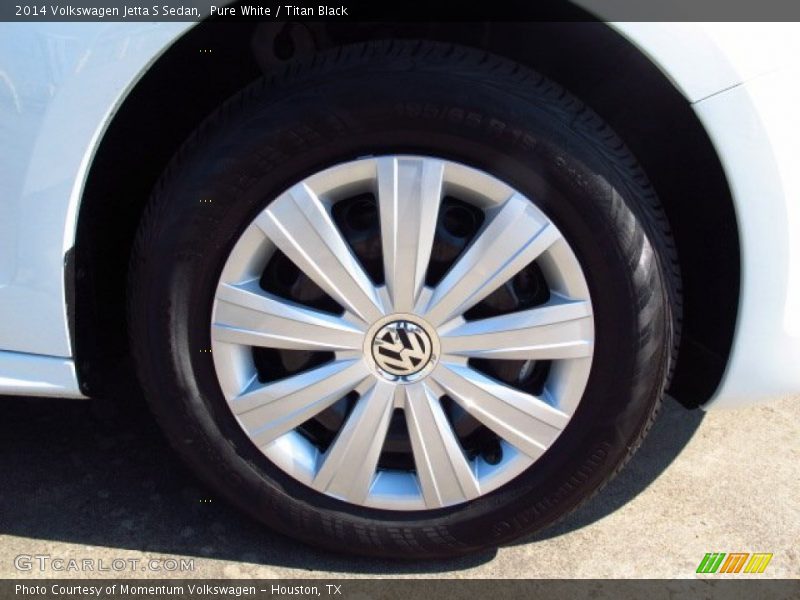 Pure White / Titan Black 2014 Volkswagen Jetta S Sedan