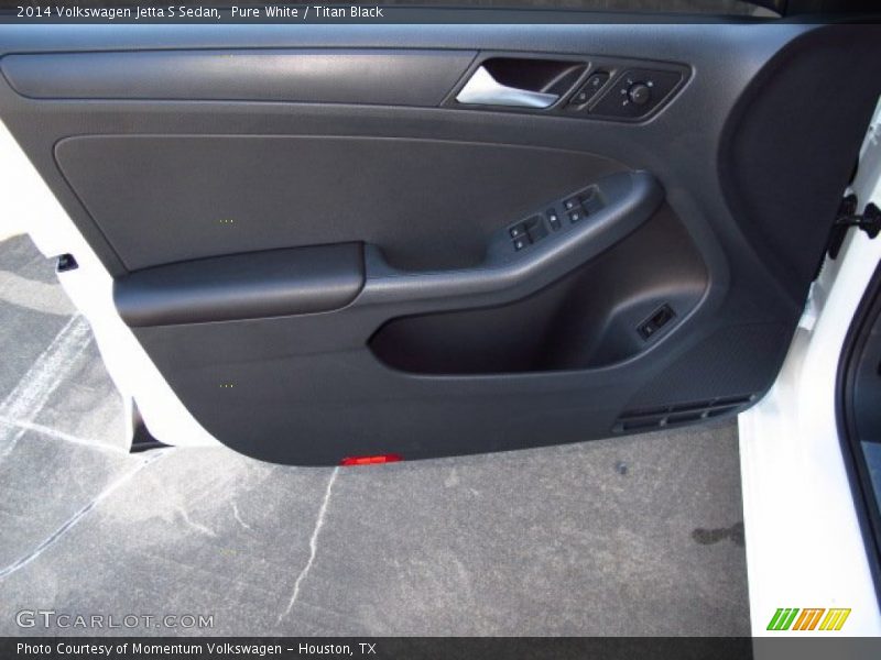 Pure White / Titan Black 2014 Volkswagen Jetta S Sedan