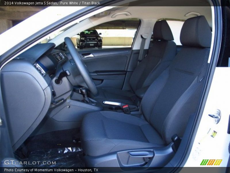 Pure White / Titan Black 2014 Volkswagen Jetta S Sedan