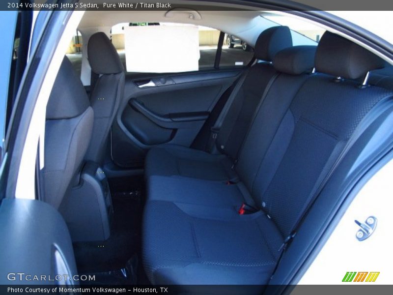 Pure White / Titan Black 2014 Volkswagen Jetta S Sedan