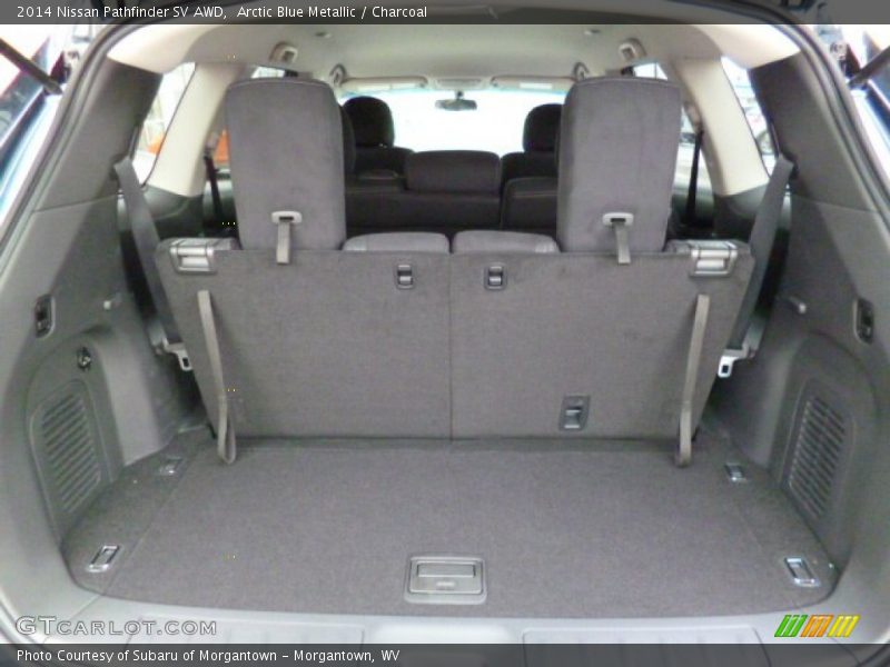 Arctic Blue Metallic / Charcoal 2014 Nissan Pathfinder SV AWD